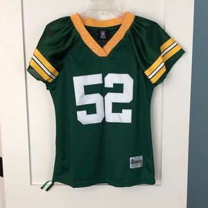 Reebok Green Bay Packers #52 Bling Women's Jersey